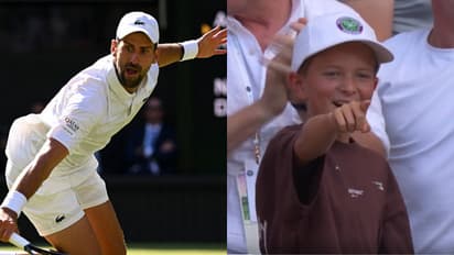 Novak Djokovic and his Son Stefan