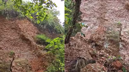 CLIFF LANDSLIDE