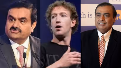 Ambani, adani, zuckerberg