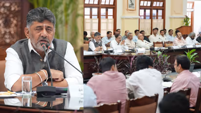 DK Shivakumar Draught Cabinet Meeting