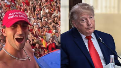 Ferran Torres and Donald Trump