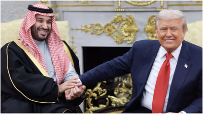 Donald Trump with Saudi Crown Prince