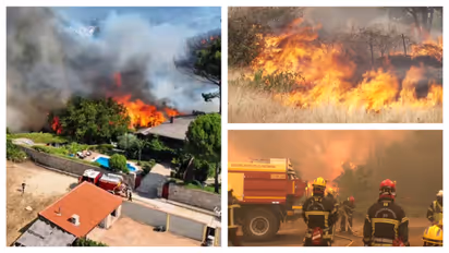 france and spain fire