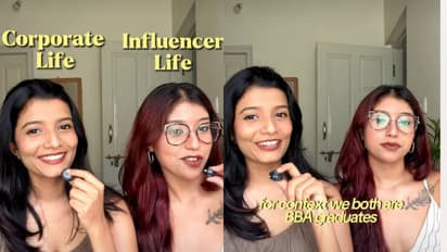 corporate job vs content creator