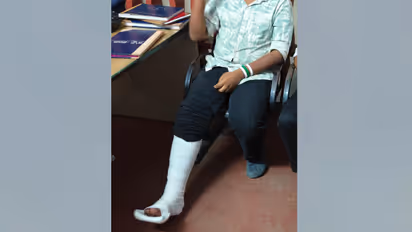 NEET Protester Attacked