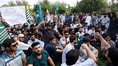 PoK protest