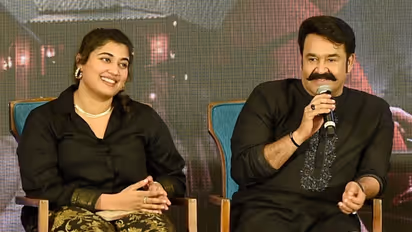 Mohanlal and Vismaya Mohanlal