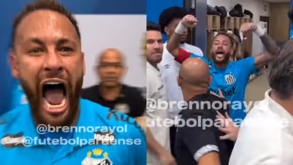Neymar Angry
