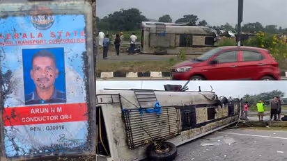 KSRTC Bus Accident Bidadi