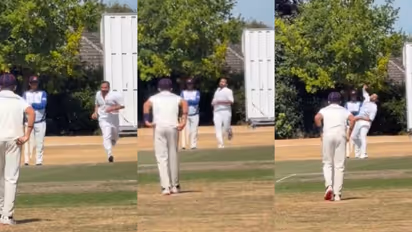 Saif Ali Khan Bowling in London Match