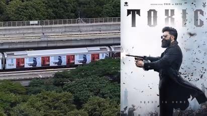Toxic Movie Promotion on Metro