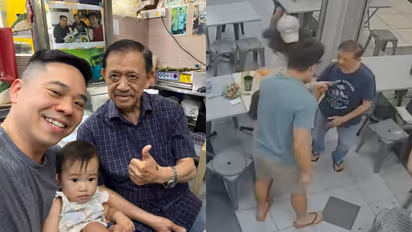 Customer Brings Daughter to Injured Hawker to Show Support in Singapore