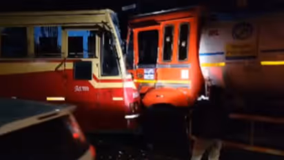 KSRTC Petrol Tanker accident