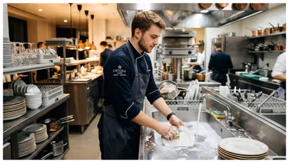 part time dishwashing job