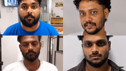 police attacked while searching for accused in thrissur four arrested