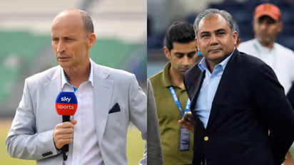 Nasser Hussain and Mohsin Naqvi