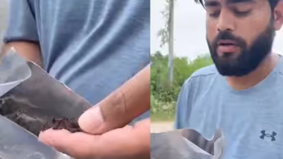 online order turns shocking as man finds cow dung instead of android device