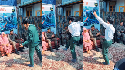Specially-Abled Student Performing in Front of Major General Manoj Joshi