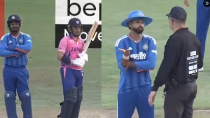 Shreyas Iyer Confronts Umpire over Wide-Ball in IND vs JPN T20I Match