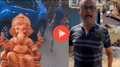Bengaluru Man Car clash Ganesh Idol