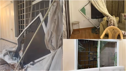 houses damaged