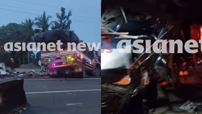 Bengaluru Kaveri AC sleeper bus collides