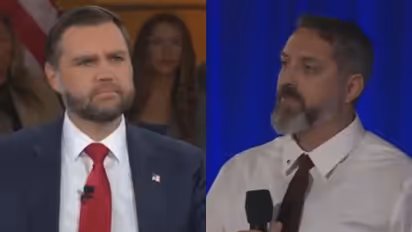 JD Vance and Husband of Late Master Sgt. Nicole Amor, Joey