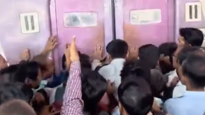 Thane Commuters Stranded As Railway Staff Lock Local Train Doors