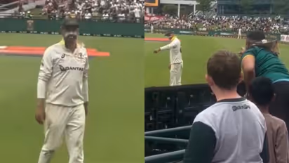 Nathan Lyon Mocked by South African Fan with Sandpaper