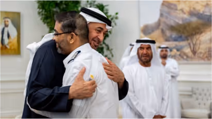 UAE president with Smit Machchhar