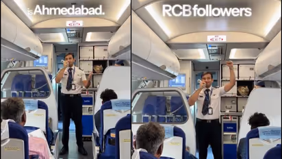 RCB Fever Takes Over Flight