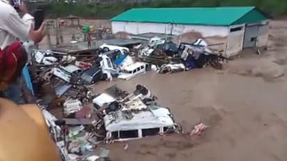 Flash floods triggered by incessant rain Jammu and Kashmir Rajouri Poonch killing four people five missing