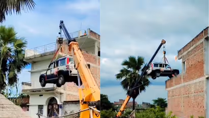 Owner Uses Crane to Park Scorpio