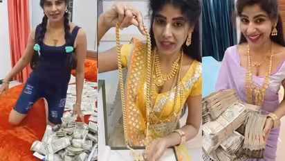 YouTuber Displays Gold and Cash in Reels