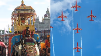 Mysuru Dasara Air Force Aerobatic Show