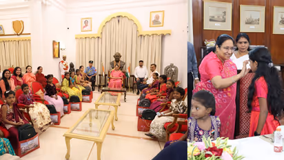 Dr Sudha Yadav Celebrates Navratri