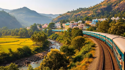 South indian Train Route