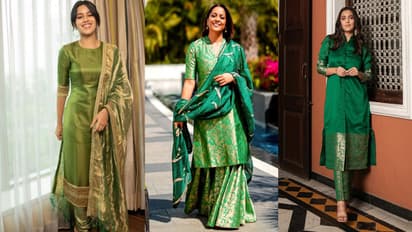 Green Saree Reuse Idea