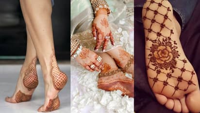 Back Foot Mehendi Designs