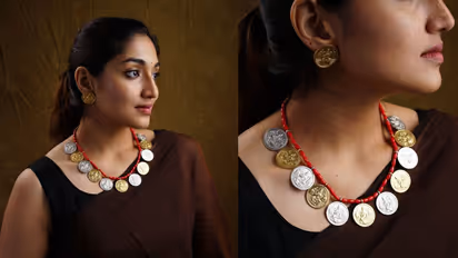 Antique Putali necklace design for South Indian brides