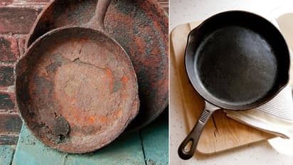 Tips to clean burnt and rusty kadhai