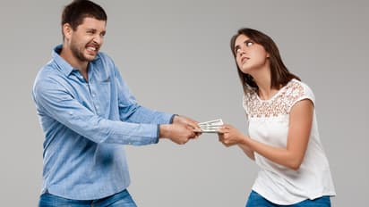 wife give money 