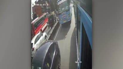 two buses collide in kozhikode after dispute over timing passengers injured