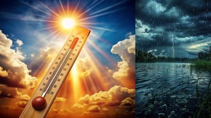 Heatwave, storm and rain came