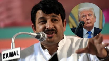 manoj tiwari and donald trump