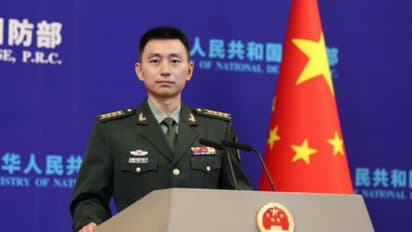 Chinese Defense Ministry spokesperson Zhang Xiaogang