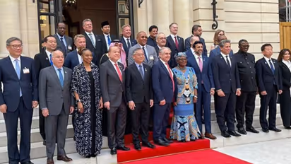 WTO Trade Ministers gathering on the margins of OECD Ministerial Council Meeting in Paris