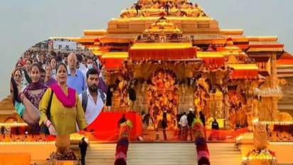 Ayodhya, UP: Devotees rejoice as they make their way to the Shri Ram Janmabhoomi Temple