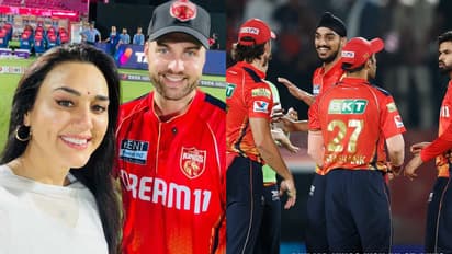 preity zinta with pbks players