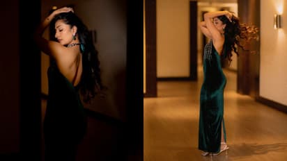 dhanashree verma giving pose 